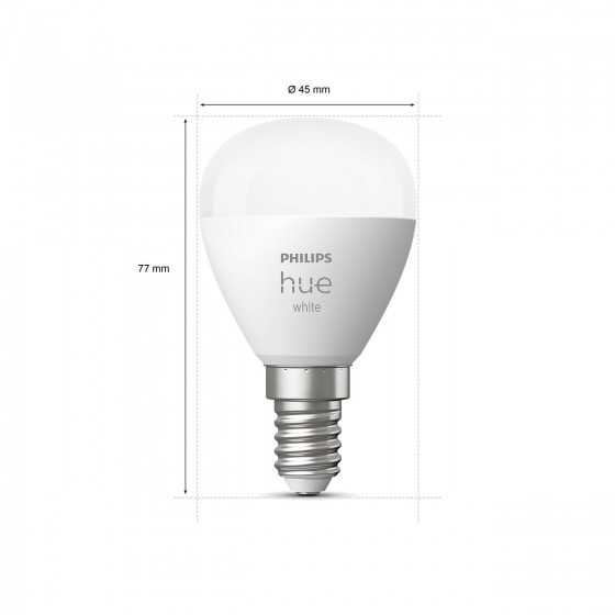 Bec LED Philips HUE Bluetooth 5.7W(40W) E14 P45 470lm Lumina Alba Calda