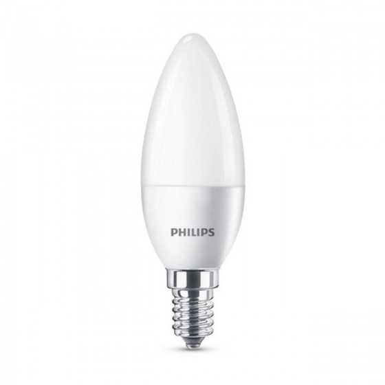 Bec LED Lumanare Philips 5.5W(40W) E14 B35 407 lm 2700K Mat