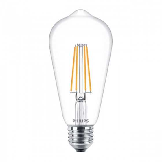 Bec LED Filament Classic Philips 7W / 60W E27 ST64 806Lm 2700K