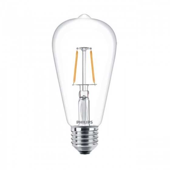 Bec LED Filament Classic Philips 2.3W / 25W E27 ST64 250Lm 2700K