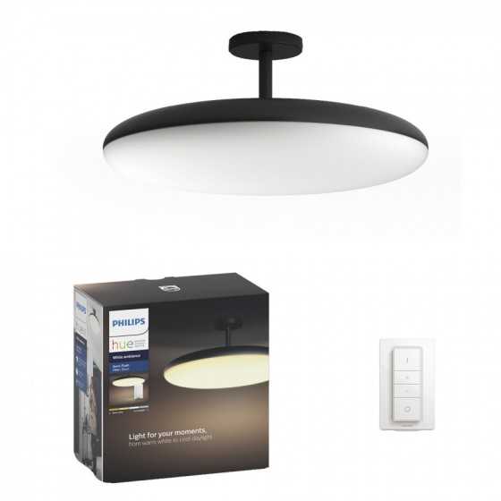 Plafoniera LED integrat Philips HUE Cher White ambiance, LED integrat 39W (204 W), 3000 lm, intrerupator cu variator inclus