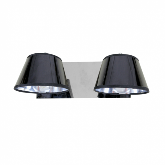 Aplica Interior Erste Ebony 2x60W Max E27 EL0038237 Culoare Negu si Crom