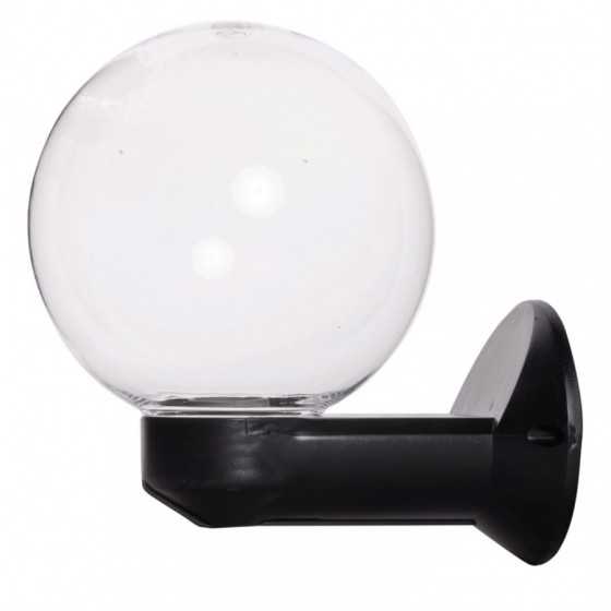 Lampa de gradina, Luca, cu glob transparent, 1XE27 135 mm