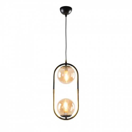 Pendul Monet 2XE27, negru antic, Oktay