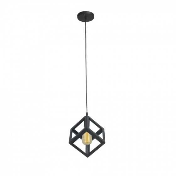 Pendul Onyx, 1 x 60w x E27, finisaj negru