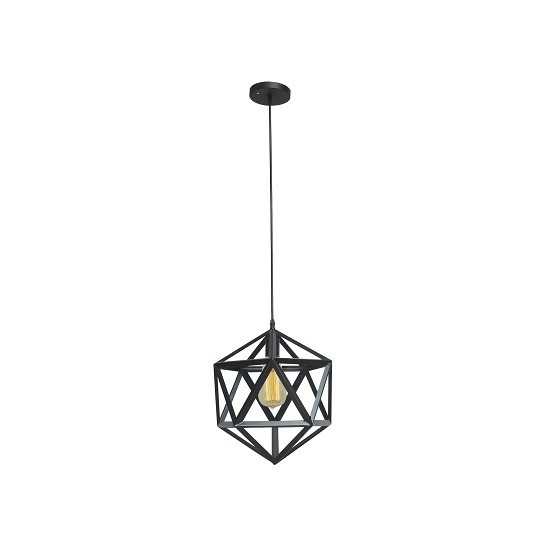 Pendul Zirko, 1 x E27 x 60W, EFST38464, negru