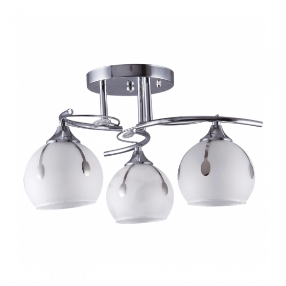 Lustra Erste Sereno 3x60W Max E27 EL0033961 Crom Alb