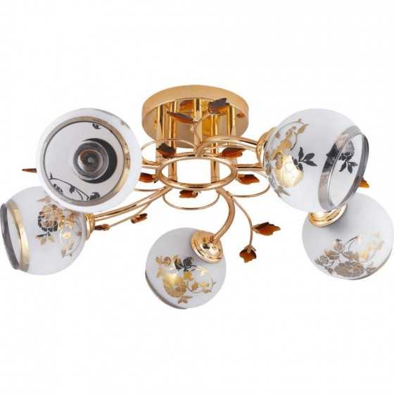 Lustra Erste Alice 5x60W Max E27 EL0023772 Auriu