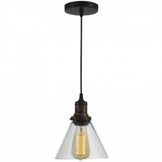 Pendul Interior Erste Edison 1x60W Max E27 EL0029478 Culoare Bronz Antichizat