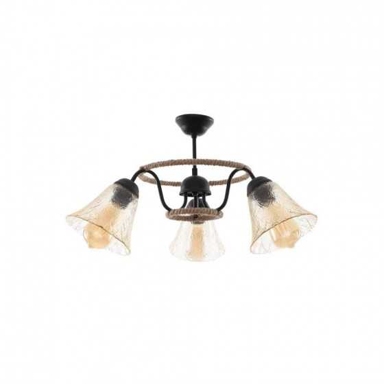 Lustra Yago Negru 3xE27 60W, FST58510