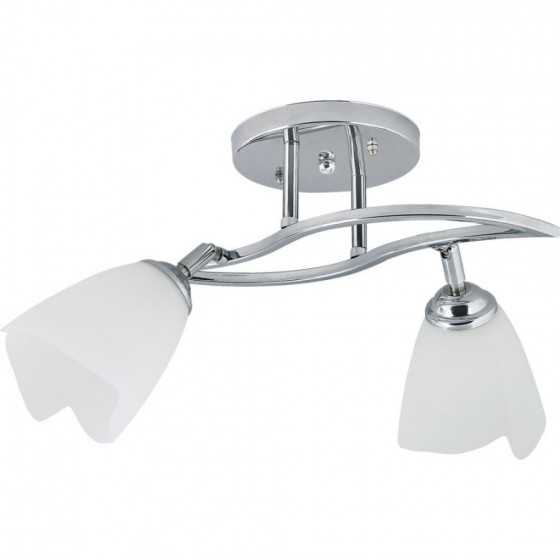 Lustra Erste Tania 2x60W Max E27 EL0023849 Crom Alb