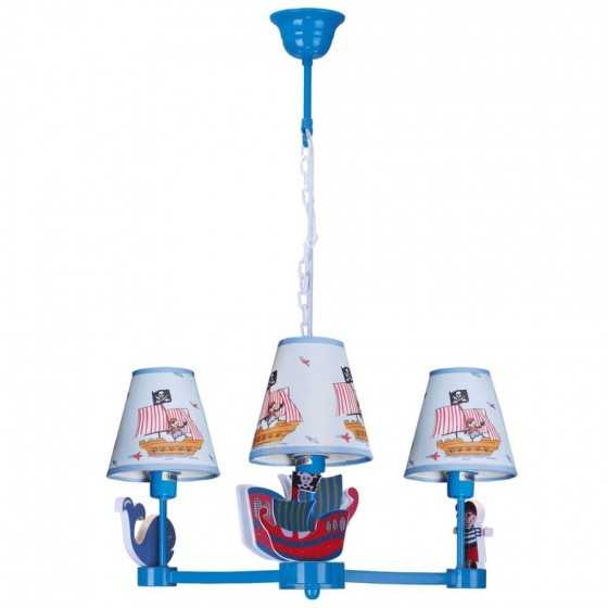 Lustra Copii Pirate Multicolor 3XE14 40W