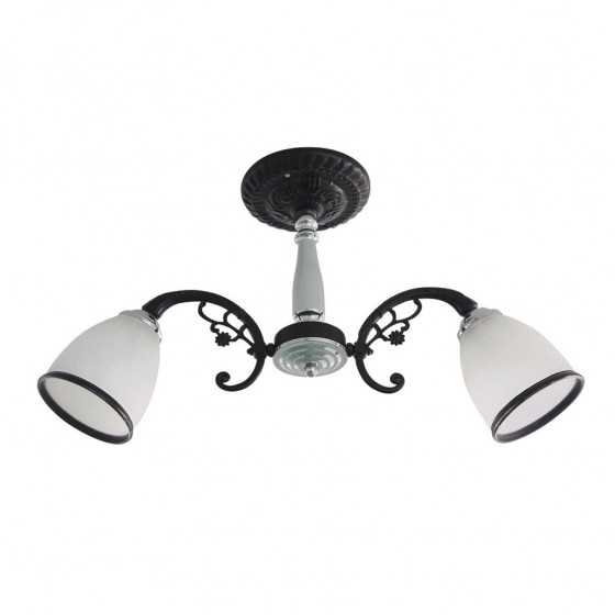 Lustra Flavum , 2 x E27 x 60w, negru, FST37957