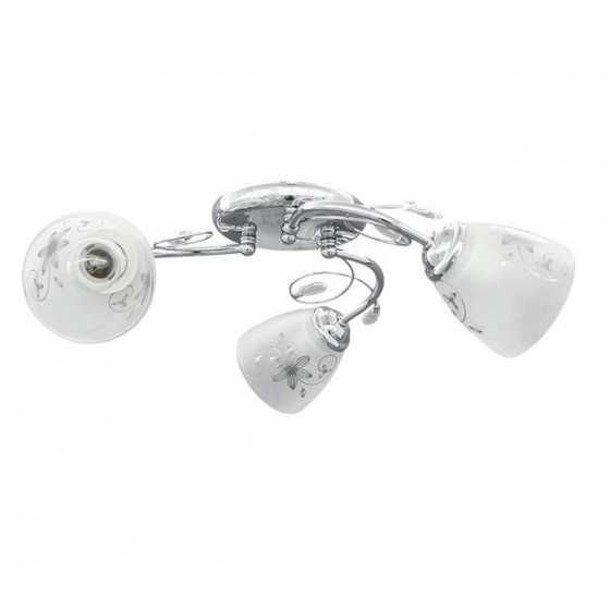Lustra Daisy Crom+Alb 3xE27 60W, FST38004