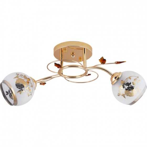 Lustra Erste Alice 2x60W Max E27 EL0023770 Auriu