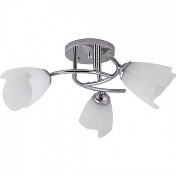 Lustra Erste Silvia 3x60W Max E27 EL0023797 Crom Alb