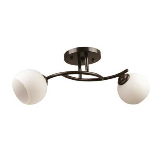 Lustra Erste Ramona 2x60W Max E27 EL0023842 Alb Wenge