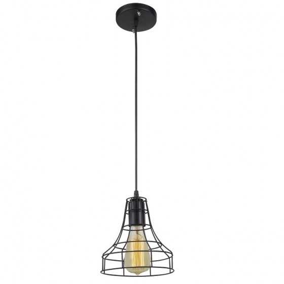 Pendul Interior Erste Franklin 1x60W Max E27 EL0038547 Culoare Negru