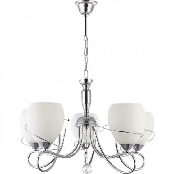 Lustra Erste Maky 5x60W Max E27 EL0028103 Crom Alb