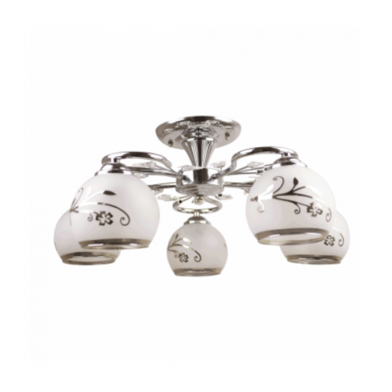 Lustra Erste Mihaelas 5x60W Max E27 EL0023783 Crom