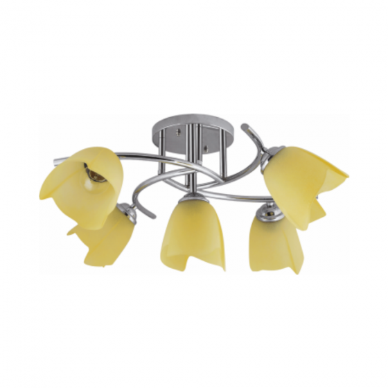 Lustra Erste Silvia 5x60W Max E27 EL0023789 Crom Ananas