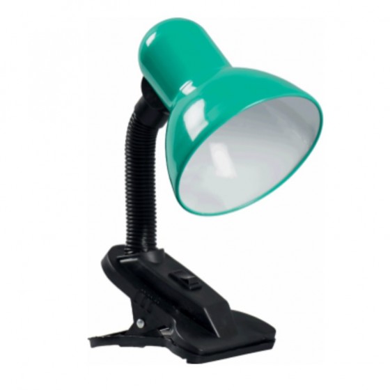 Lampa Birou ErSte Clip 1x60W Max E27 Intrerupator Pe Baza Verde