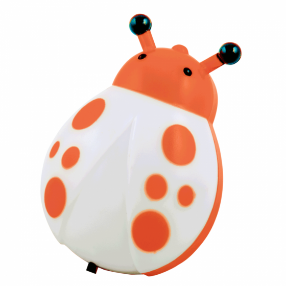 Lampa De Veghe ErSte Climbo Led 4x0.1W Intrerupator Pe Corp Orange Alb