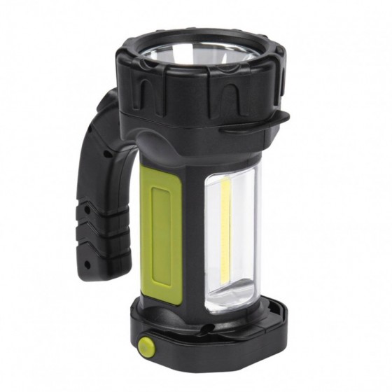Lanterna Reincarbila ErSte Cosmo Led 1x3W+1x3W Negru Verde