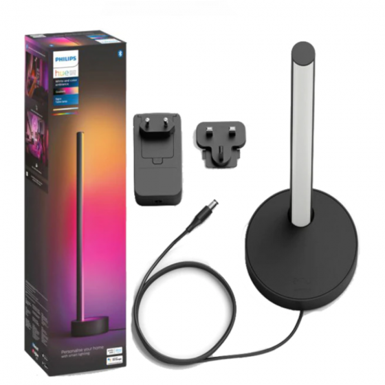 Lampa Smart Philips Hue Gradient Signe Bluetooth Bec Led 11.8W 730Lm Lumina Alba Si Color RGBW Negru