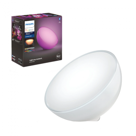 Lampa Smart Philips Hue Go 7602031P7 Bluetooth Led Integrat 6W 520Lm Lumina Alba Si Color RGBW Alb