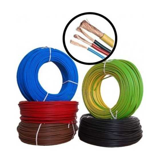 Conductor Electric MYF 1.5 Negru - Rola 100 Metri