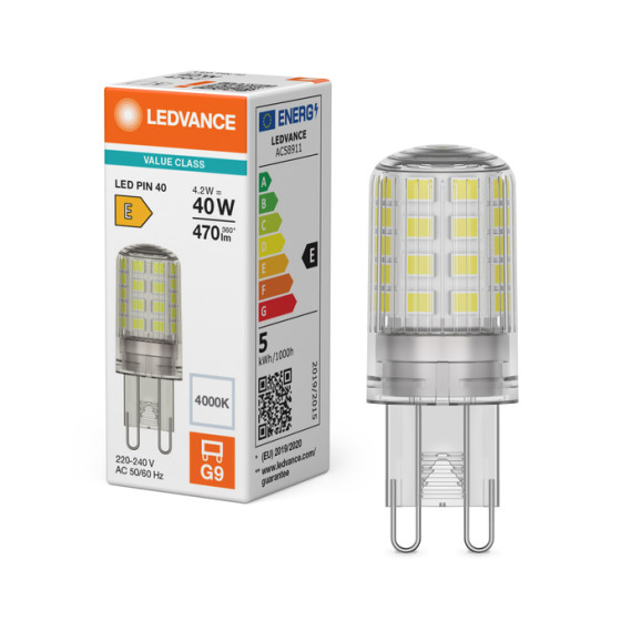 Bec Led Capsula Ledvance 4.2W / 40W G9 470Lm 4000K