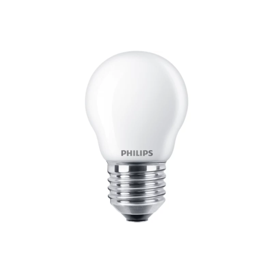 Bec LED Luster Philips 5W / 40W E27 P45 470Lm 2700K