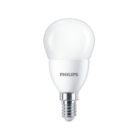 Bec LED Luster Philips 5W / 40W E14 P45 470Lm 2700K