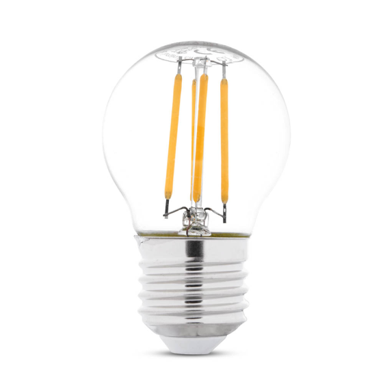 Bec LED Filament Total Green 4W / 40W E27 G45 440Lm 2700K