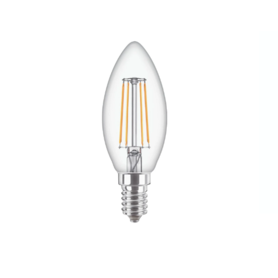 Bec LED Filament Candle Corepro Philips 4.3W / 40W E14 B35 470Lm 2700K