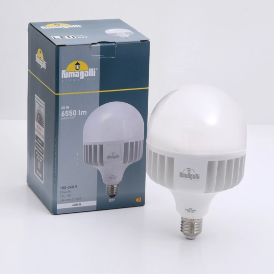 Bec LED Fumagalli High Power 50W E27 T118 5850Lm 3000K 100-240V
