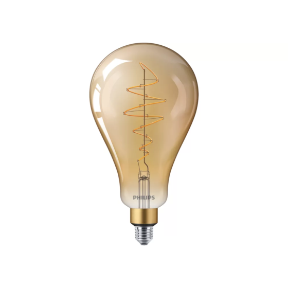 Bec LED Filament Philips 7W / 40W E27 Dimabil A160 470Lm 1800K Giant Vintage Gold