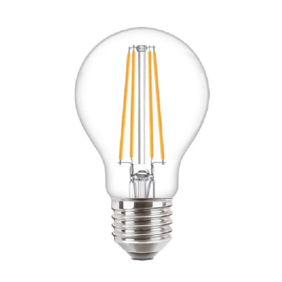 Bec LED Filament Corepro Philips 7W / 60W E27 A60 806Lm 2700K