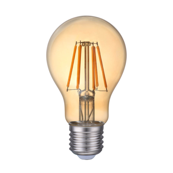 Bec LED Filament Novelite 8W / 60W E27 A60 800Lm 2200K Vintage Gold