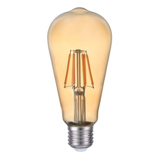 Bec LED Filament Novelite 6W / 40W E27 ST64 540Lm 2200K Vintage Gold