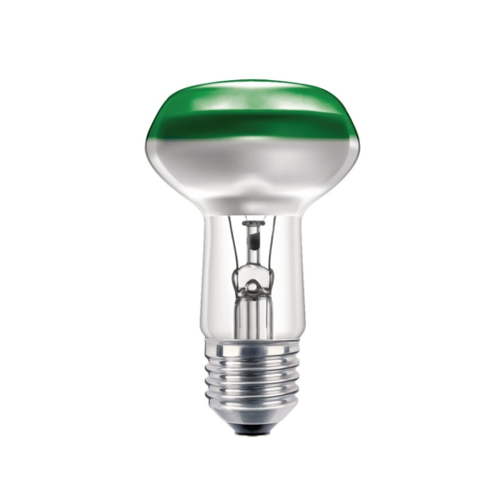 Bec Incandescent Reflector Philips Collored 40W E27 R63 CL-GR Verde